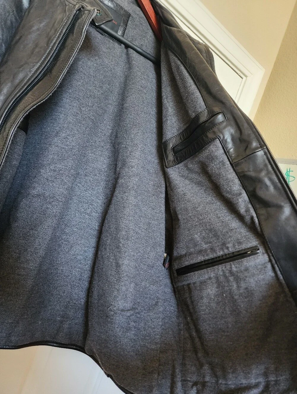 Banana Republic Black Leather Bomber Jacket